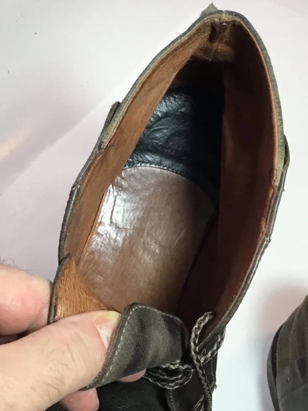 Johnston and Murphy Leather And Suede Chukka Lace Boots Size 12 Made In Italy